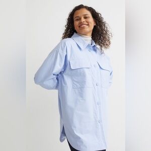 H&M Oversized Shacket Lined/Padded